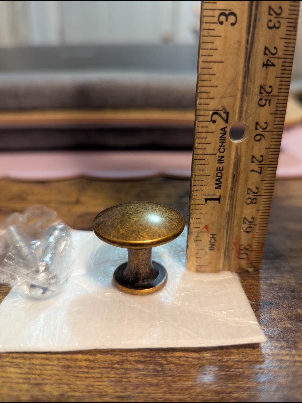 Brass Round Cabinet Knobs